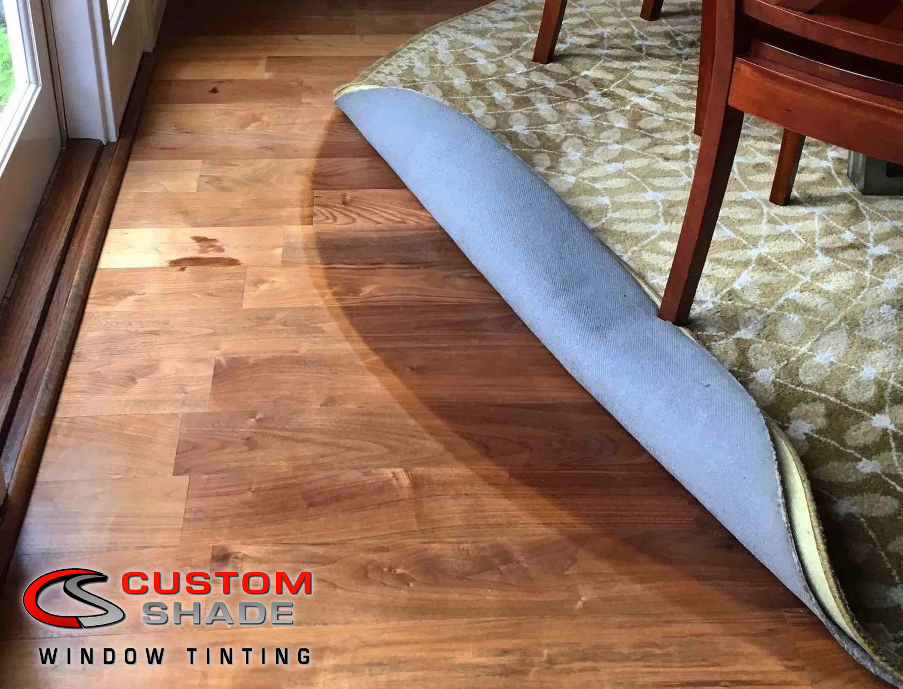 Sun Faded Floor Protection Using a Home Window Film Retrofit - Home Window Tinting in Springfield, MO